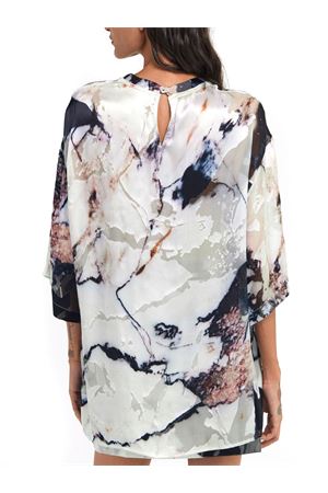 Marble-print blouse ROBERTO CAVALLI | TWT602HEN18D0027